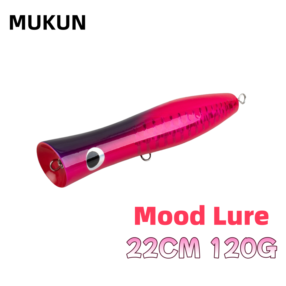 Fishing Lure Popper - MUKUN Big Game Trolling Popper 220mm