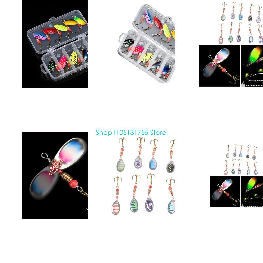 Fishing Lure Spinner - K0EF 10 Chiếc Spinner Mồi Móc
