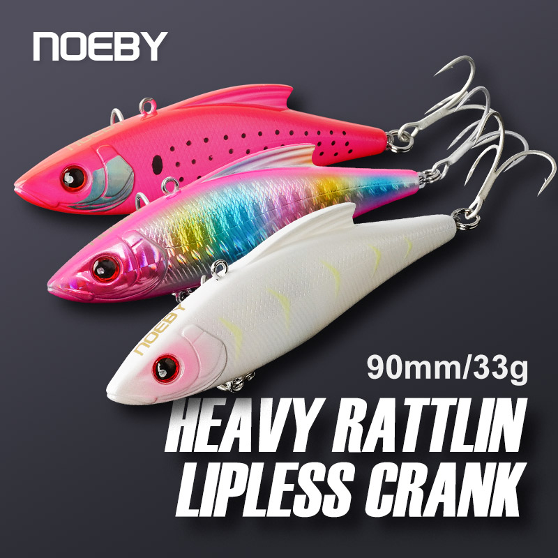 Fishing Lure Crankbait - Noeby 3 Miếng 90Mm 33G Chìm
