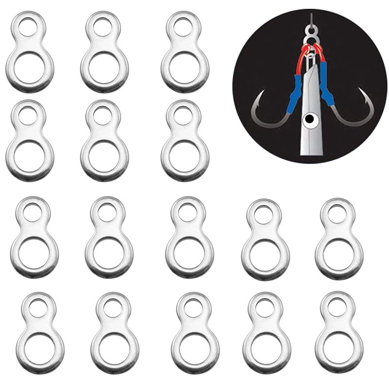 10-50Pcs Stainless Steel Fishi - đánh giá và giá Fishing Lure Accessories