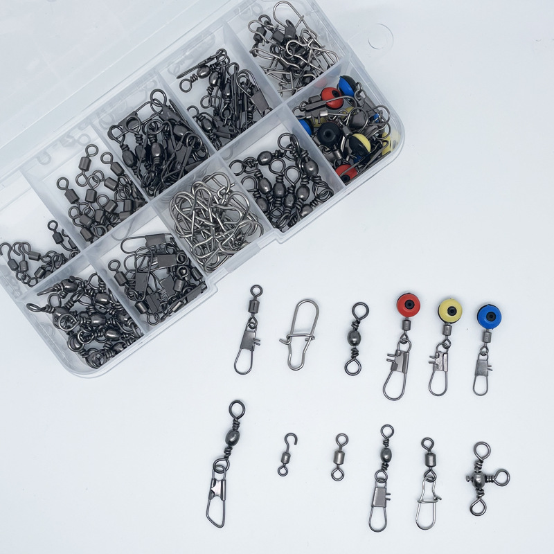 115pcs Fishing Swivel Connecto - đánh giá và giá Fishing Lure Box